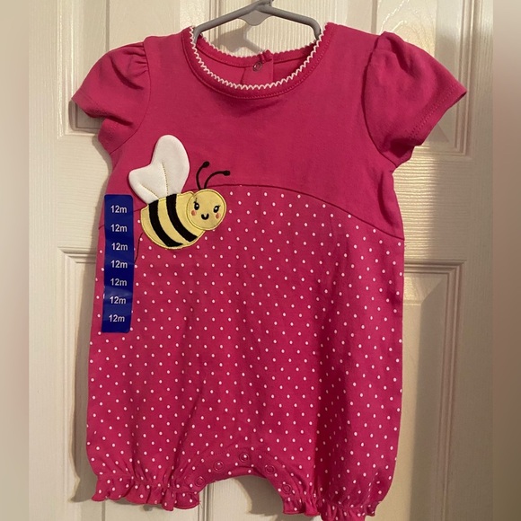 NWT Bumblebee Bubble Romper - Picture 1 of 9